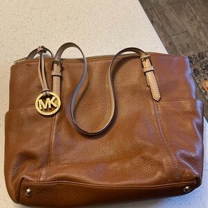 Michael Kors Tan Leather Tote